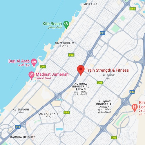 Train SF Al Quoz area map