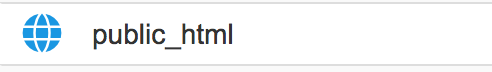 public_html directory