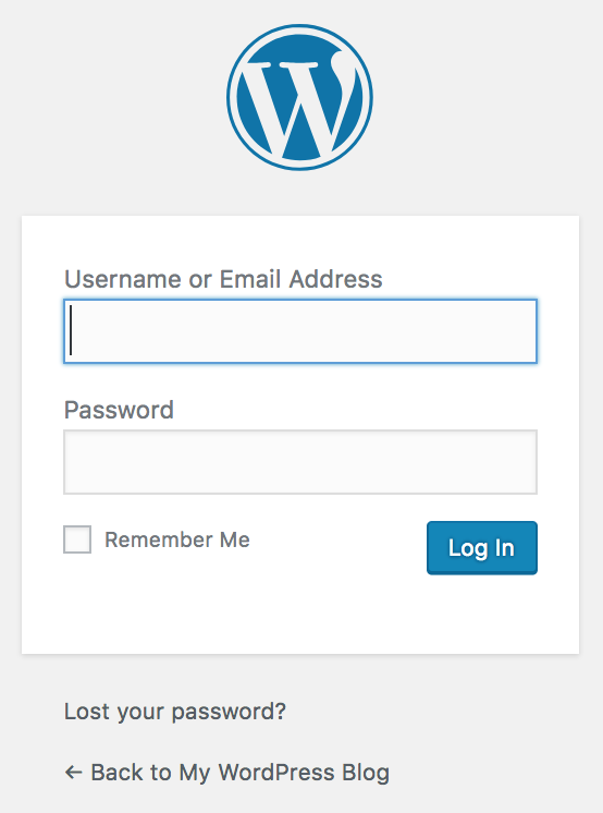 wordpress wp-admin