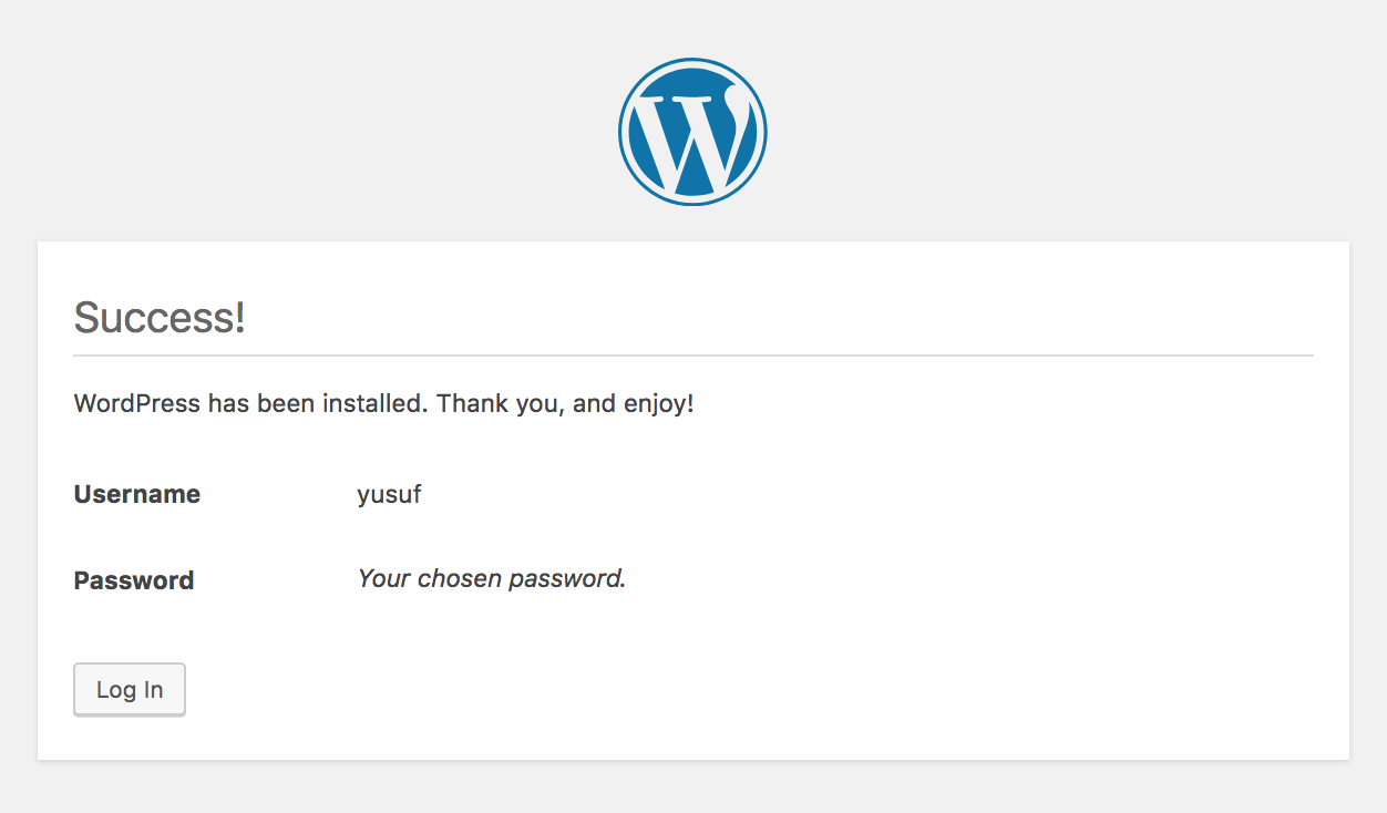 install wordpress