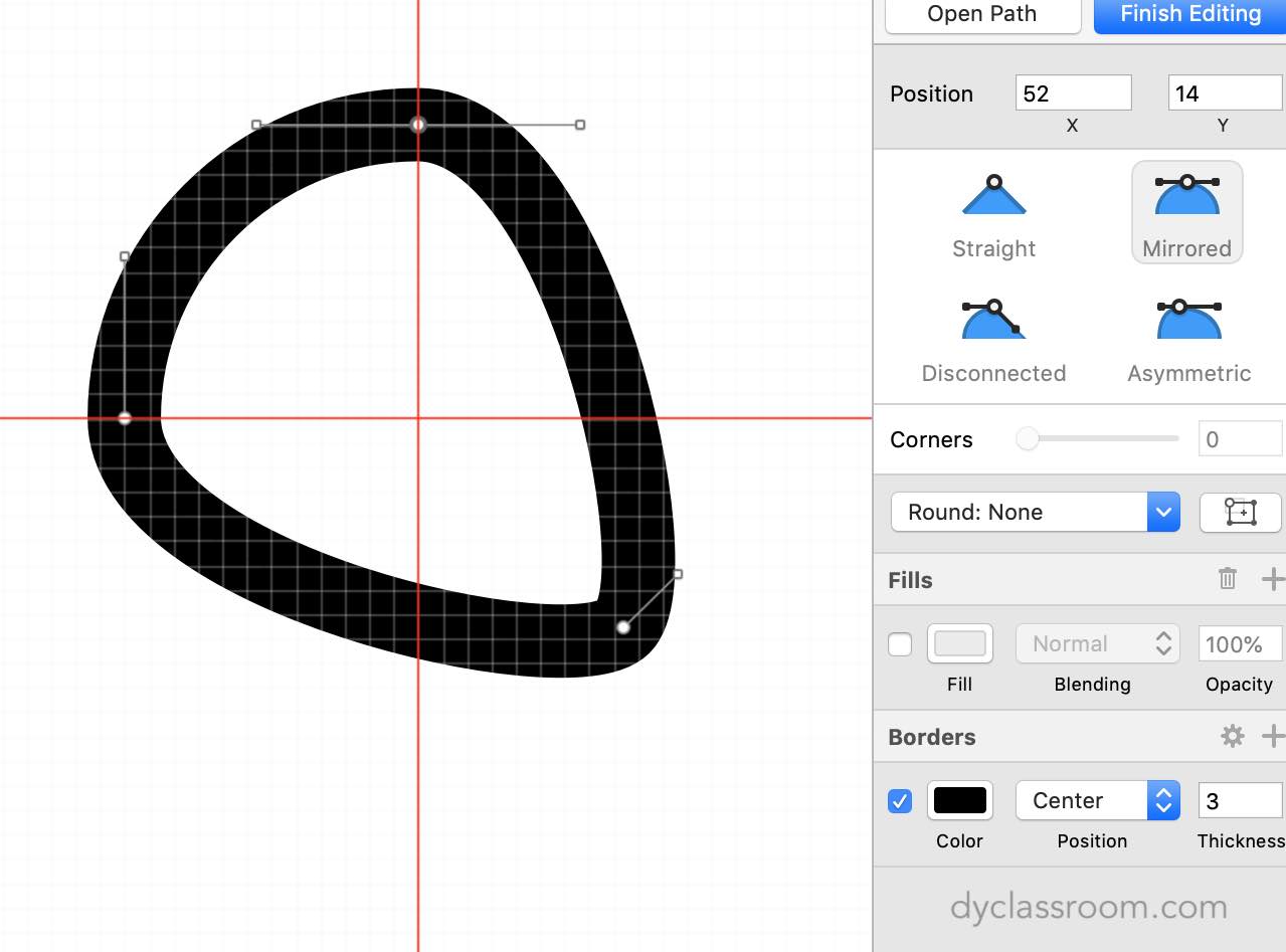 sketch app - gift icon - circle