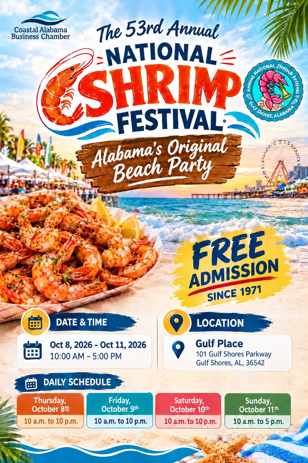 53rd Annual National Shrimp Festival