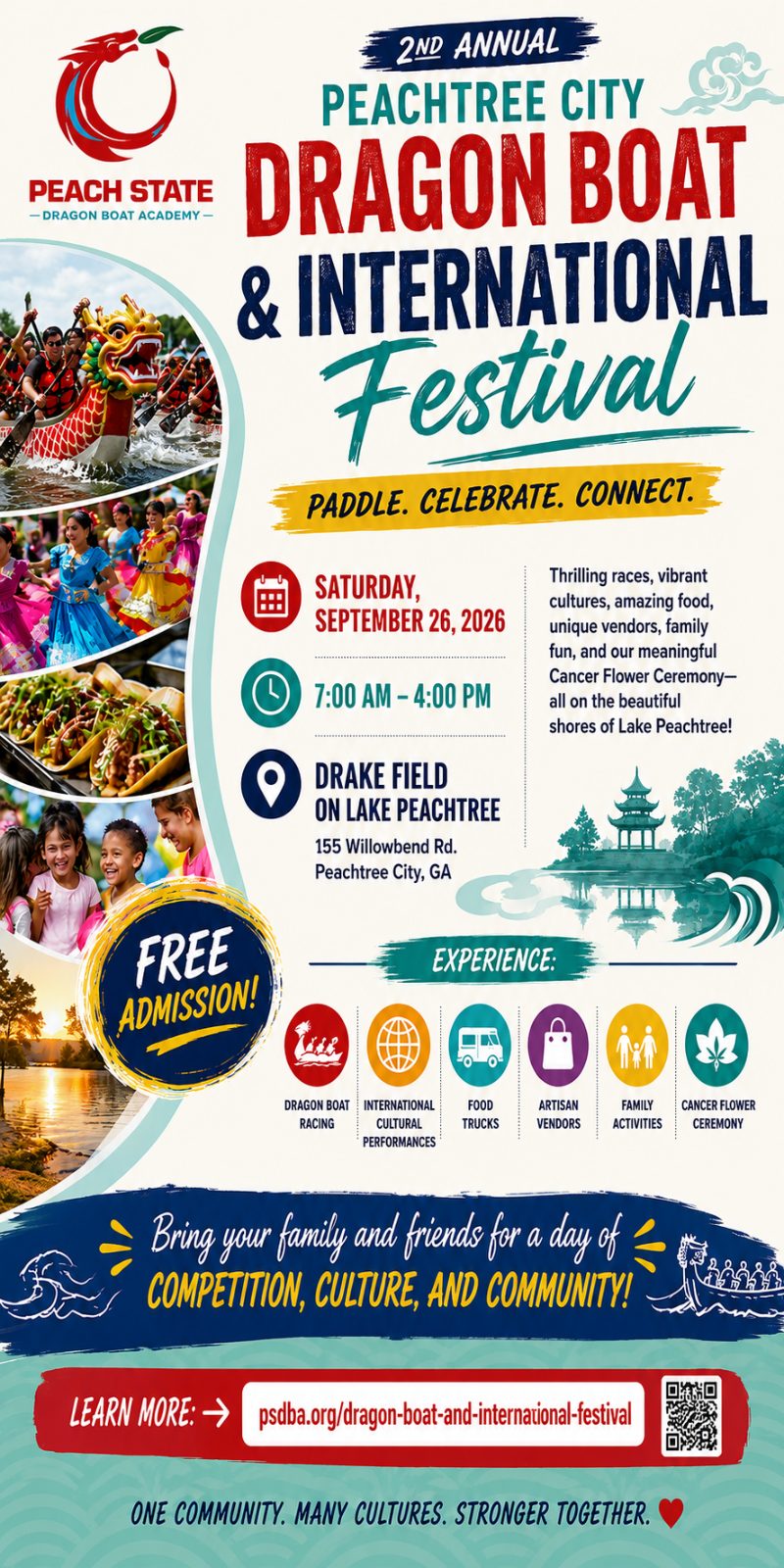 Peachtree City Dragon Boat Race & International Festival