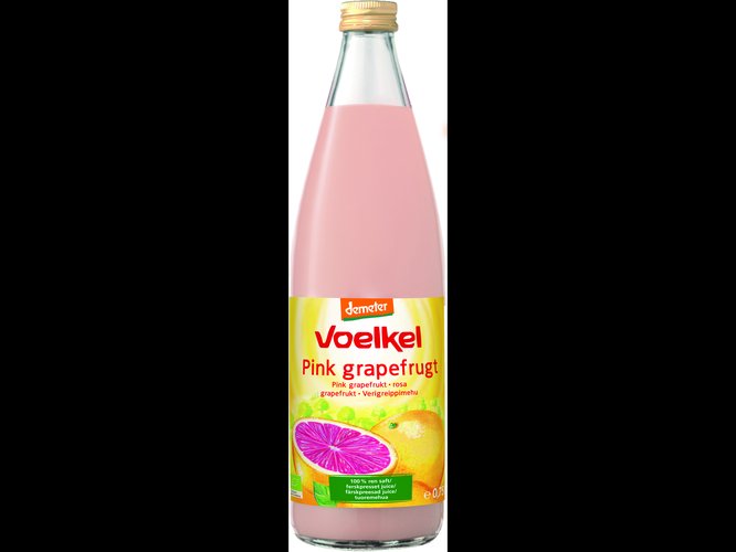 Grapefruktjuice Rosa, demeter, 0,7 l, økologisk, Voelkel