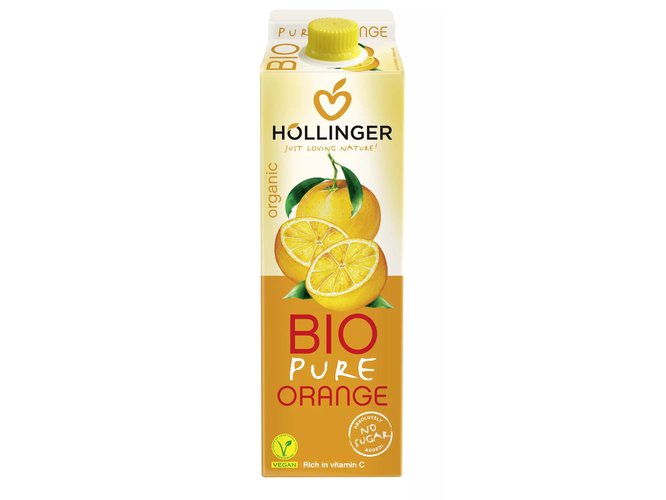 Appelsinjuice,1l, økologisk,HöllingerJuice