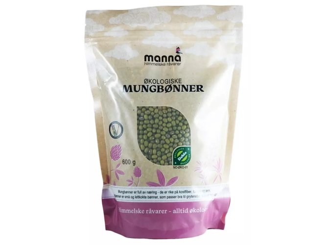 Mungbønner,600g,økologisk, Manna