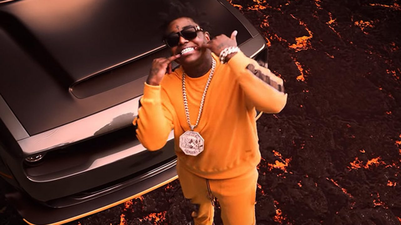 Kodak posing in during the music video for his 2018 hit single.