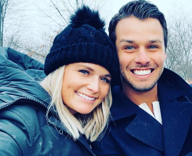 Miranda Lambert and Husband in snow