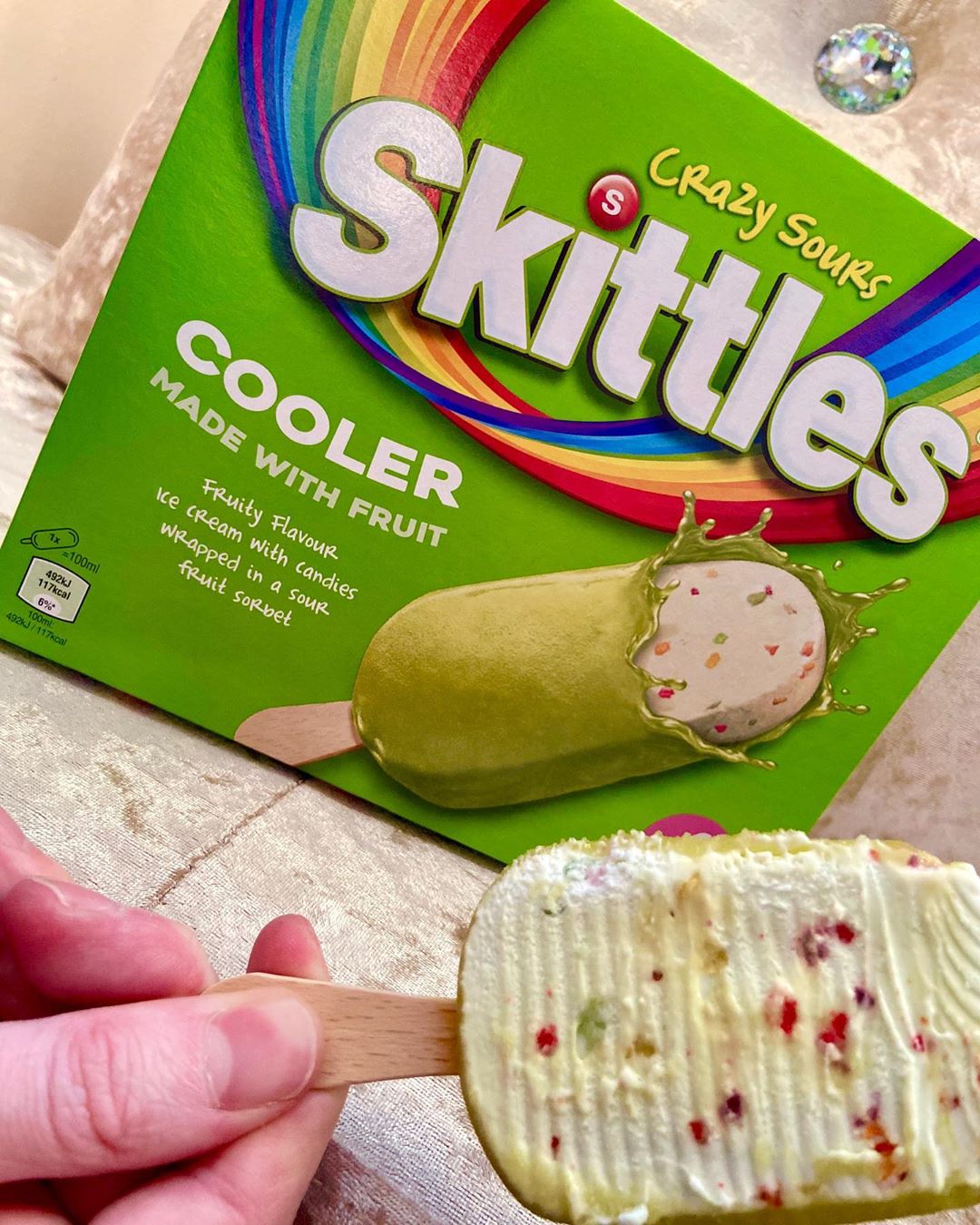 skittles cooler ice cream