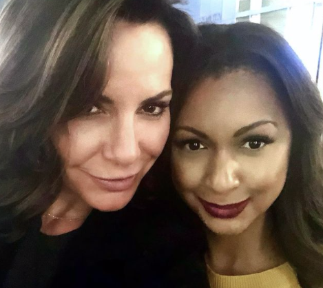 Luann de Lesseps takes a selfie with new 'RHONY' cast member Eboni K. Williams.