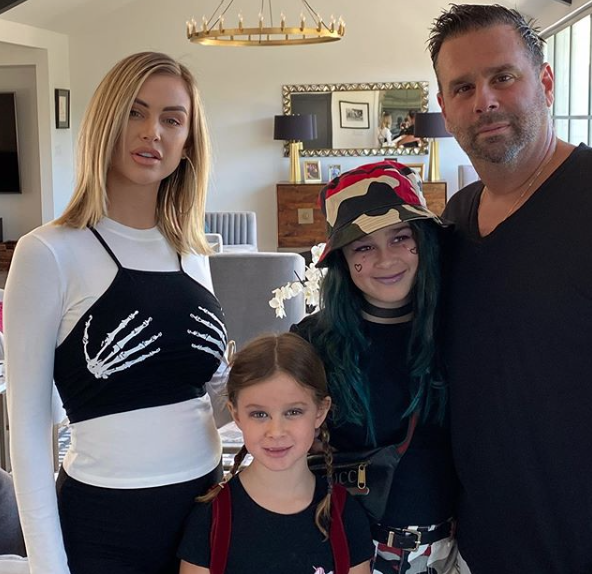 Lala Kent celebrates Halloween with Randall Emmett and his daughters.