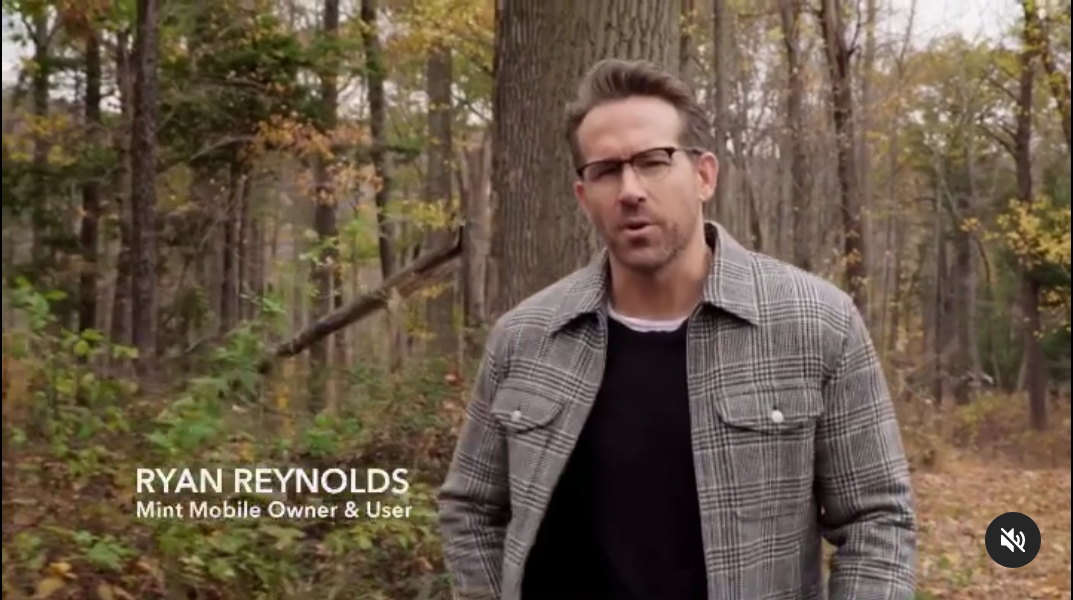 Ryan REynolds in forest