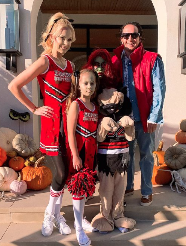 Kameron Westcott celebrates Halloween with husband Court and their kids.