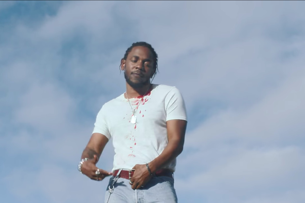 Kendrick in the sky in his 'ELEMENT' visuals.