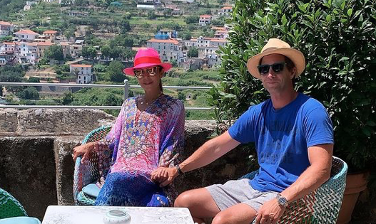 Paul Bernon visits Italy with Bethenny Frankel.