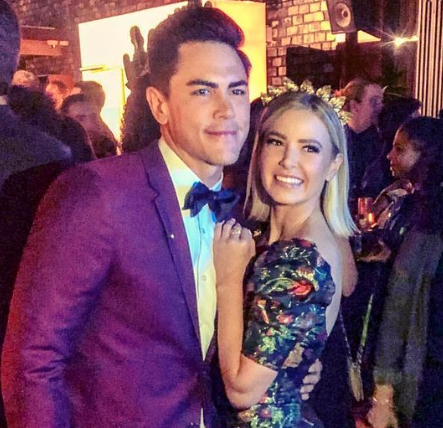 Tom Sandoval and Ariana Madix attend an Emmys event.