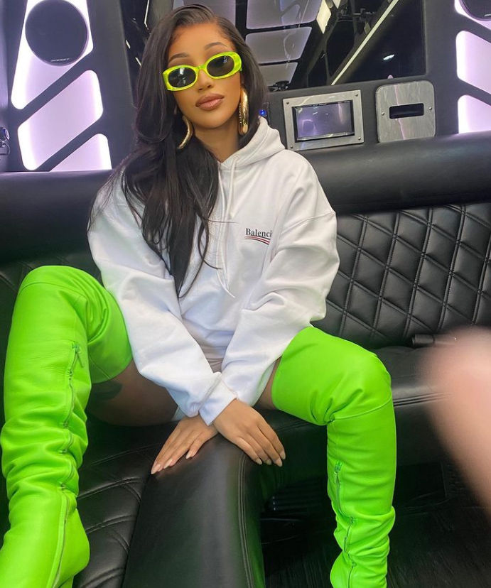 Cardi B is a Balenciaga mama