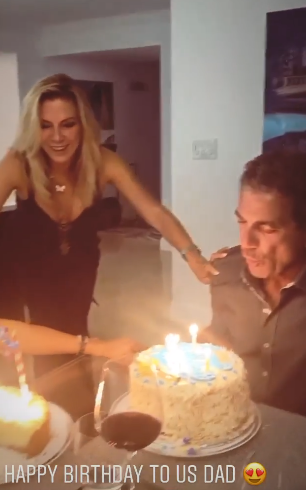 Ramona Singer celebrates ex-husband Mario's birthday.