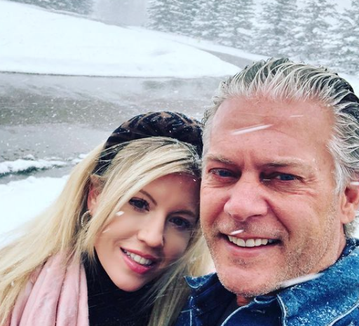 Lesley Beador and husband David enjoy a winter getaway in Park City, Utah.