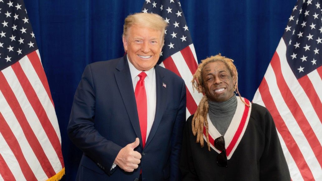 Wayne during his meeting with Trump last fall.