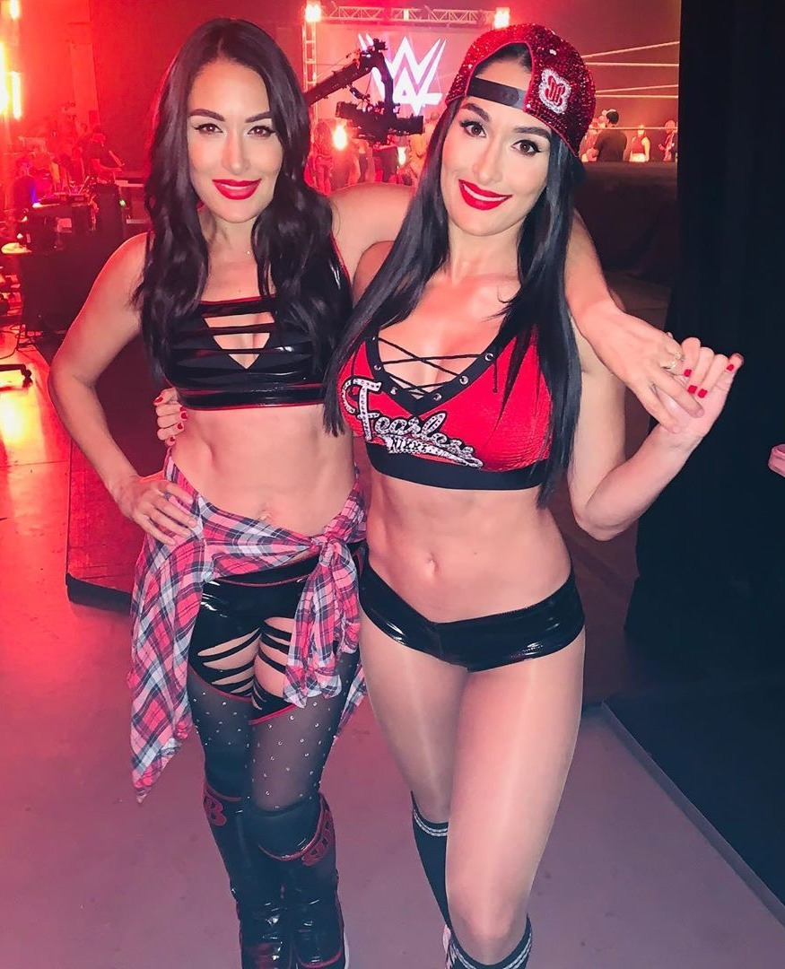 Brie Bella Nikki Bella WWE