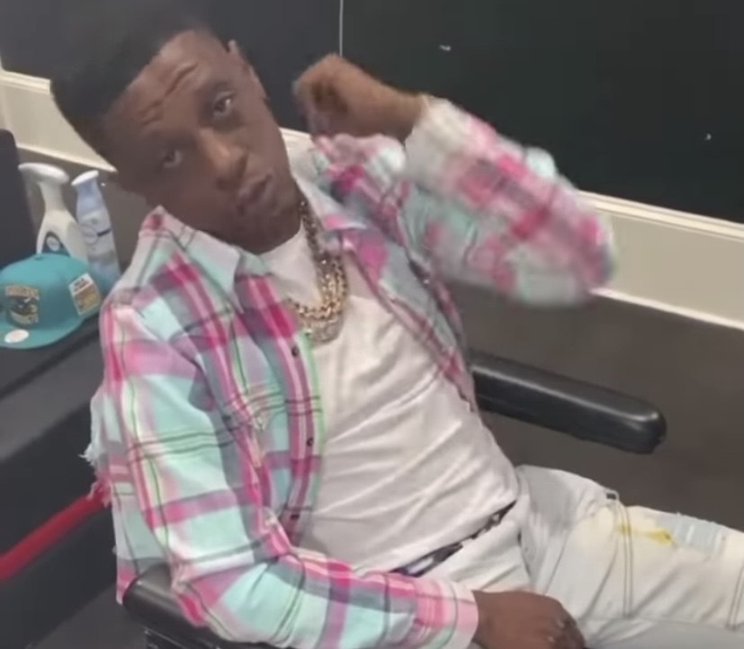 Boosie has adjusted quickly to being in his wheelchair.