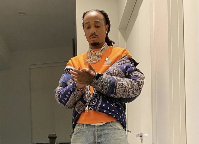 Quavo in an off-guard photo.