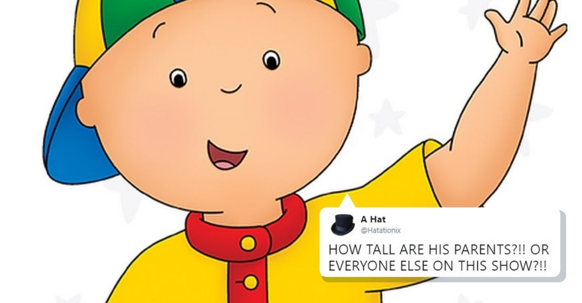 A Bizarre Google Search On Caillou S Height Has Twitter Losing Its