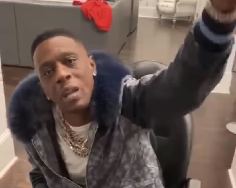 Boosie is still handling business while in his wheelchair. 