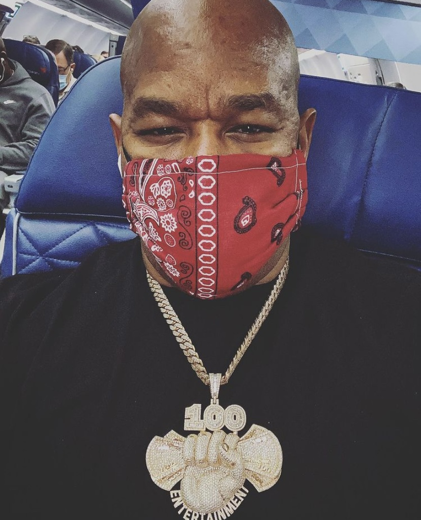 Wack during a flight.