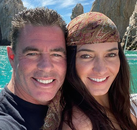 Jim Edmonds and Kortnie O'Connor enjoy a vacation.