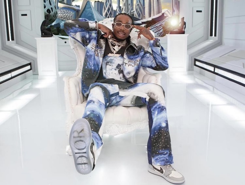 Quavo performing at the 2020 BET Hip-Hop Awards.