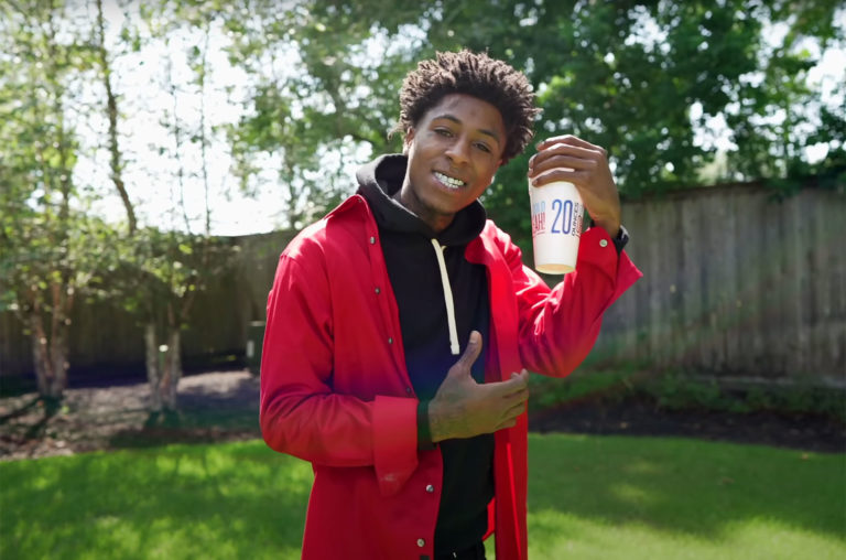 Youngboy in the visuals for his 2020 single.