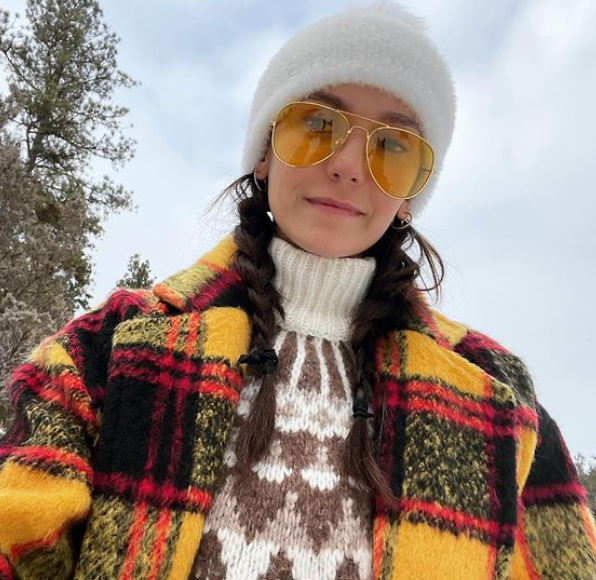 Nina Dobrev's Montana snow-cation