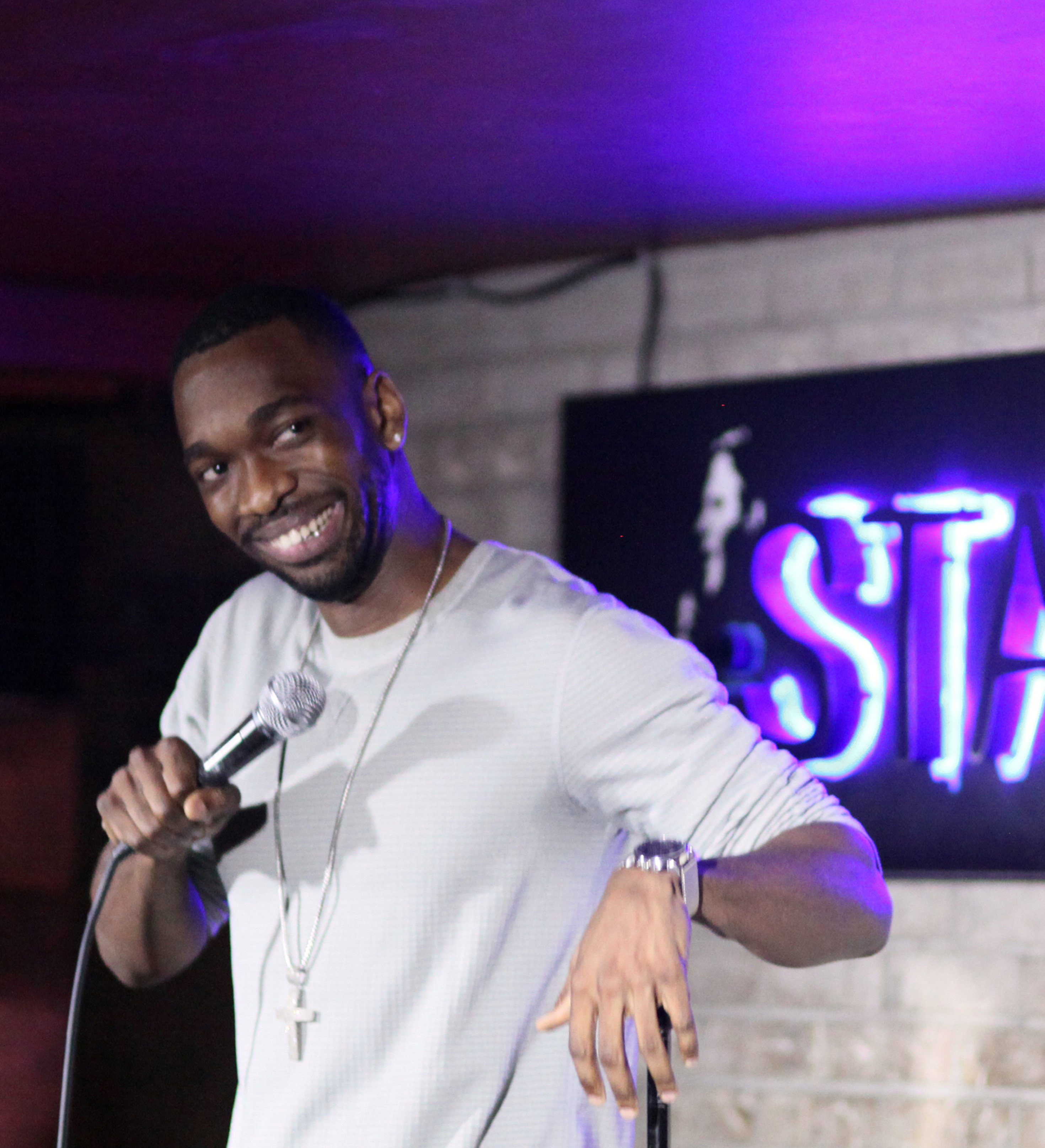 Jay Pharoah poses for photographers