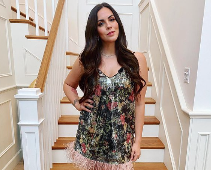 Katie Maloney gets dressed for the 'Vanderpump Rules' season eight reunion.