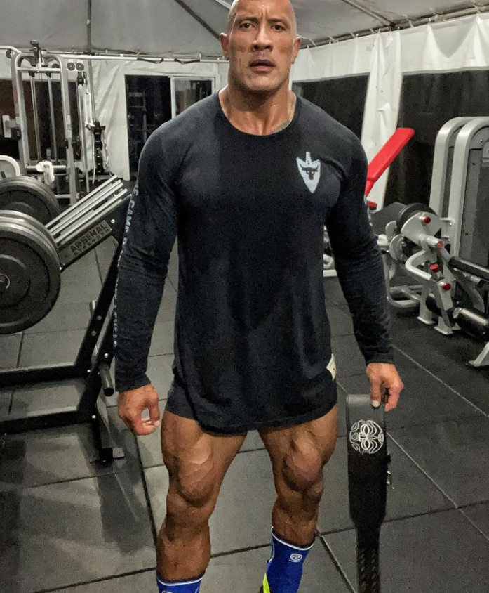 Dwayne Johnson's thighs are bigger than everything else