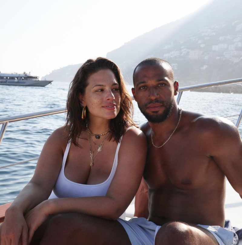 Ashley Graham with husband Justin Ervin