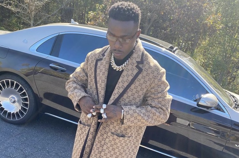 DaBaby out supporting voters in the 2020 presidential election,