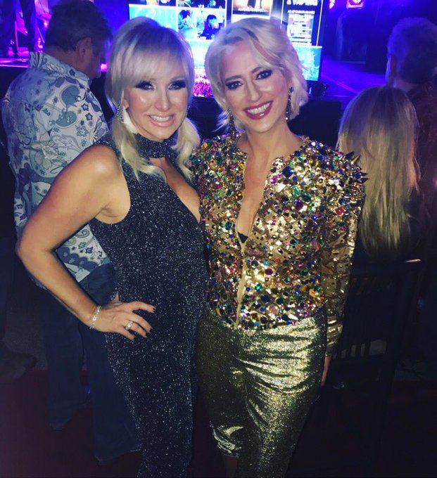 Margaret Josephs enjoys a night out with 'RHONY' star Dorinda Medley.