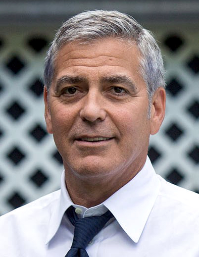 George Clooney poses for a photo