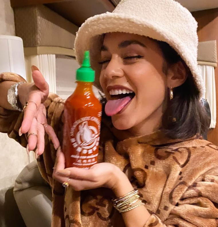 Vanessa Hudgens thinks of herself as Sriracha