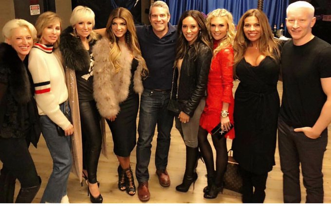 Margaret Josephs is seen with other Bravo cast members.