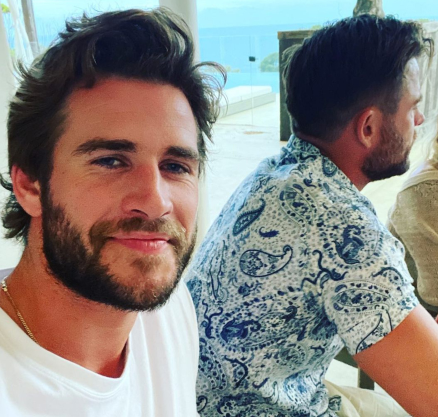 Liam and Chris Hemsworth having a moment?