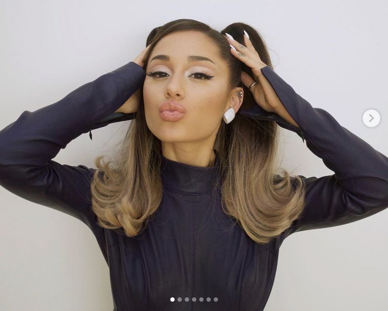 Ariana Grande with hair down