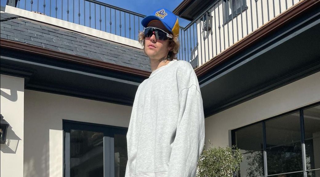 Justin Bieber with hat on