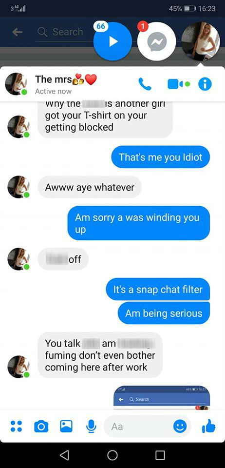 Boyfriend Pranks Girlfriend With Snapchat Filter And It Totally Backfires