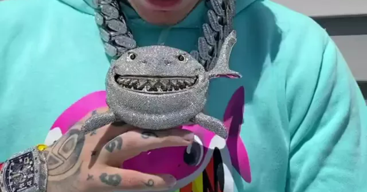 Necklace 6ix9ine Shark Chain