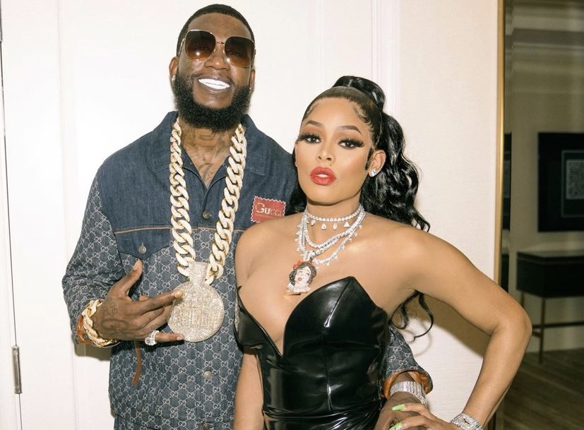 Gucci Mane with his wife, Keyshia Ka'oir.