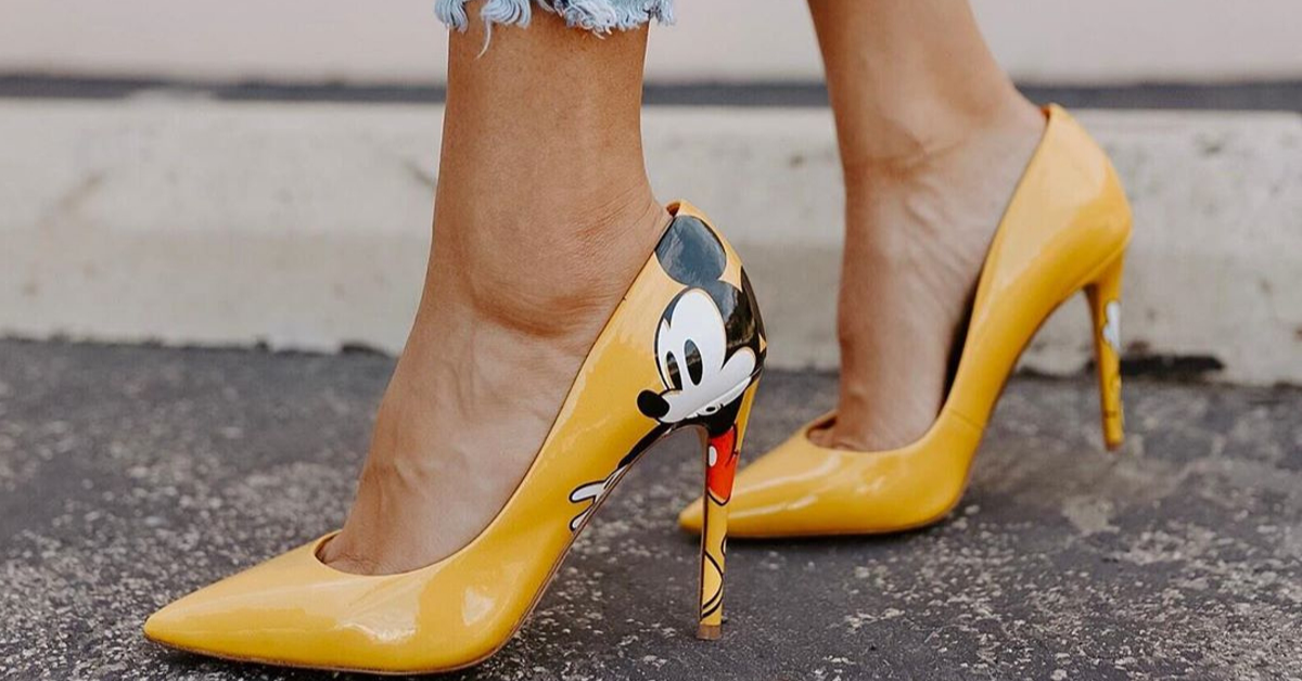 mickey high heels